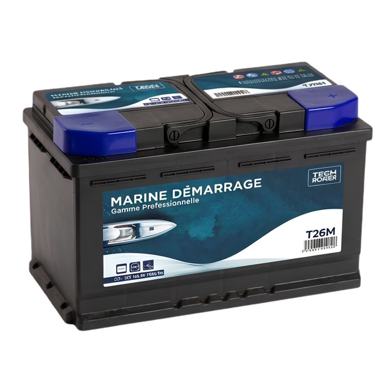 Batterie Marine Démarrage Tech Power T26M – 12V 120Ah 750A