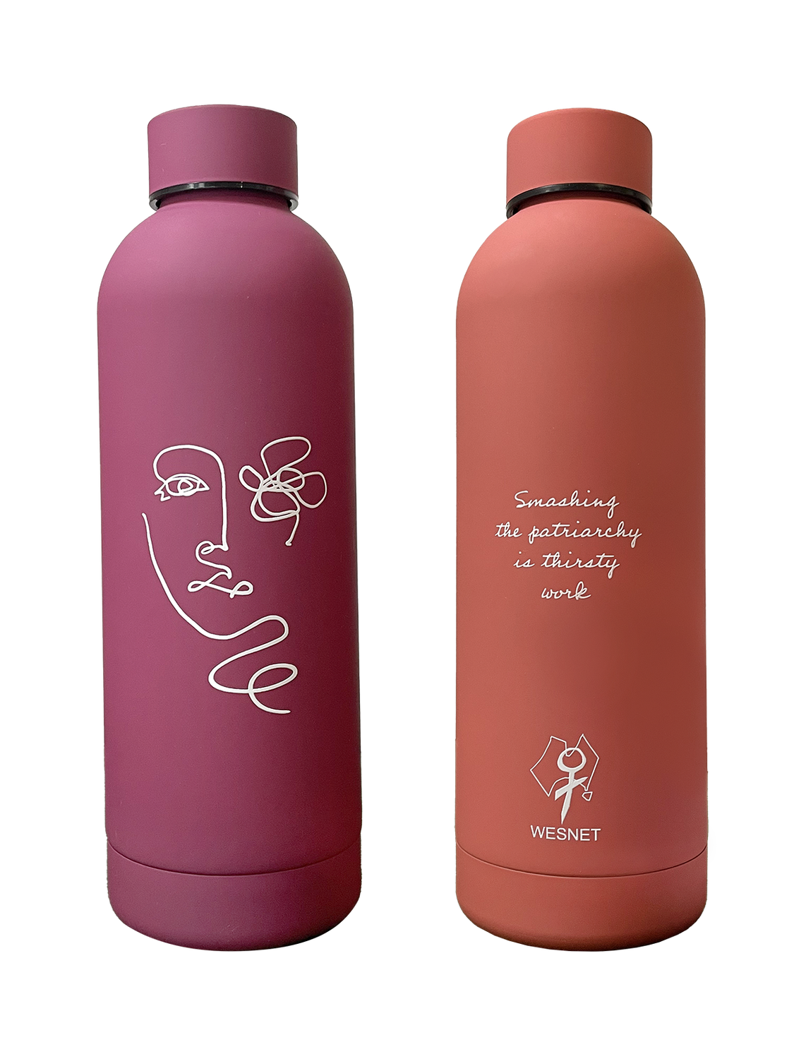 Water Bottle: 'Smashing the Patriarchy is Thirsty Work' - Includes shipping within Australia