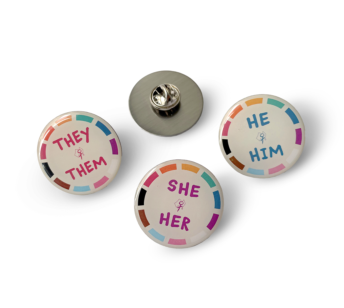 Pronoun Pins - Includes shipping within Australia