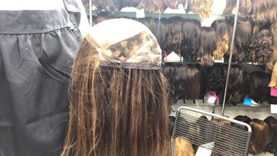 קורס ​דיגיטלי ​ אונליין,  לייצור פדחות שיער,תוספת שיער כיפה,קוקו. תוספות שיער קליפס