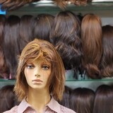 פאה קצרה יד שניה מחודשת קאסטם שיער טבעי במצב טוב שמורה #פאה קצרה יד שניה מחודשת קאסטם שיער טבעי במצב טוב שמורה #2742