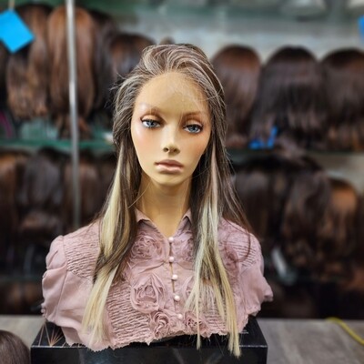 פאה טופ לייס Top Lace חדשה ארוכה שיער טבעי עם גוונים בלונד #2945 