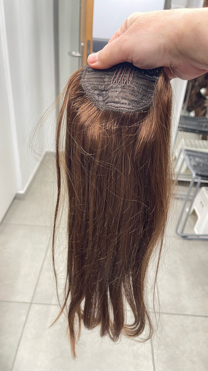 תוספת שיער קוקו טבעי ארוך צבע חום#