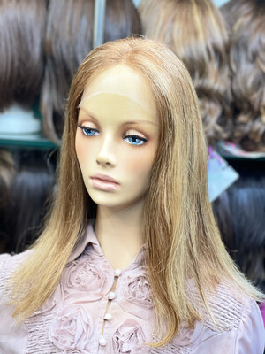 פאה טופ לייס חדשה ארוכה צבע בלונד קאסטם שיער טבעי #3013