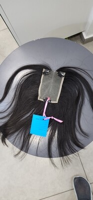 תוספת שיער לייס כיפה יחידת שיער לנשים עם קליפסים חדשה עבודת יד שיער רוסי#3074