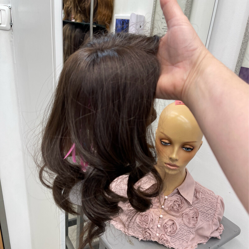 טופר תוספות שיער כיפה,יחידת שיער עם קליפסים למילוי שיער דליל,פתרונות שיער,שיער טבעי משובח  חדש #3197