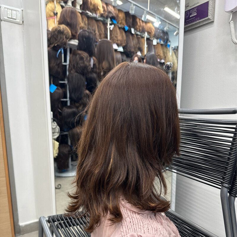 פאה חדשה שיער טיבעי קאסטם מעוצבת #3201