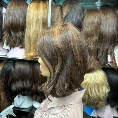 פאה קצרה עם פוני מחודשת יד 2 טבעית#3202