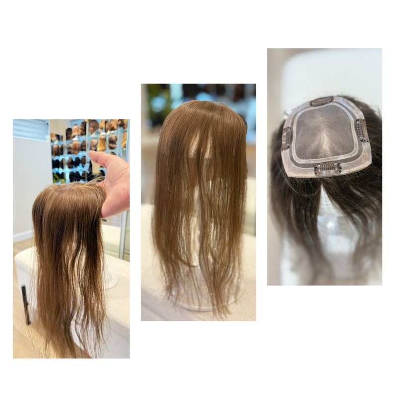 100% שיער פרימיום טבעי ולא מעובד – נראה ומרגיש בדיוק כמו שיער טבעי! ✔ קל משקל ונוח להנחה – קליפסים
