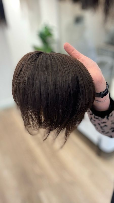 יחידת שיער כיפה עם קליפס,טופר,חדש,שיער מרמה גבוה,ביטולי,לא מעובד,לא צבוע,נותן נופך ופתרון לשיער דליל #3521R