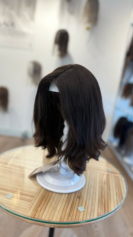 פאה מחודשת יד שניה כחדשה שיער טבעי #3550