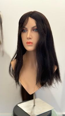 יחידת שיער טופר,שיער כהה שחור ארוך,טבעי, מחודשות, יד שניה כחדשה #3573
