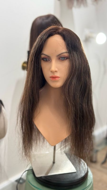 פאה חדשה ארוכה טבעית טופ לייס#3586