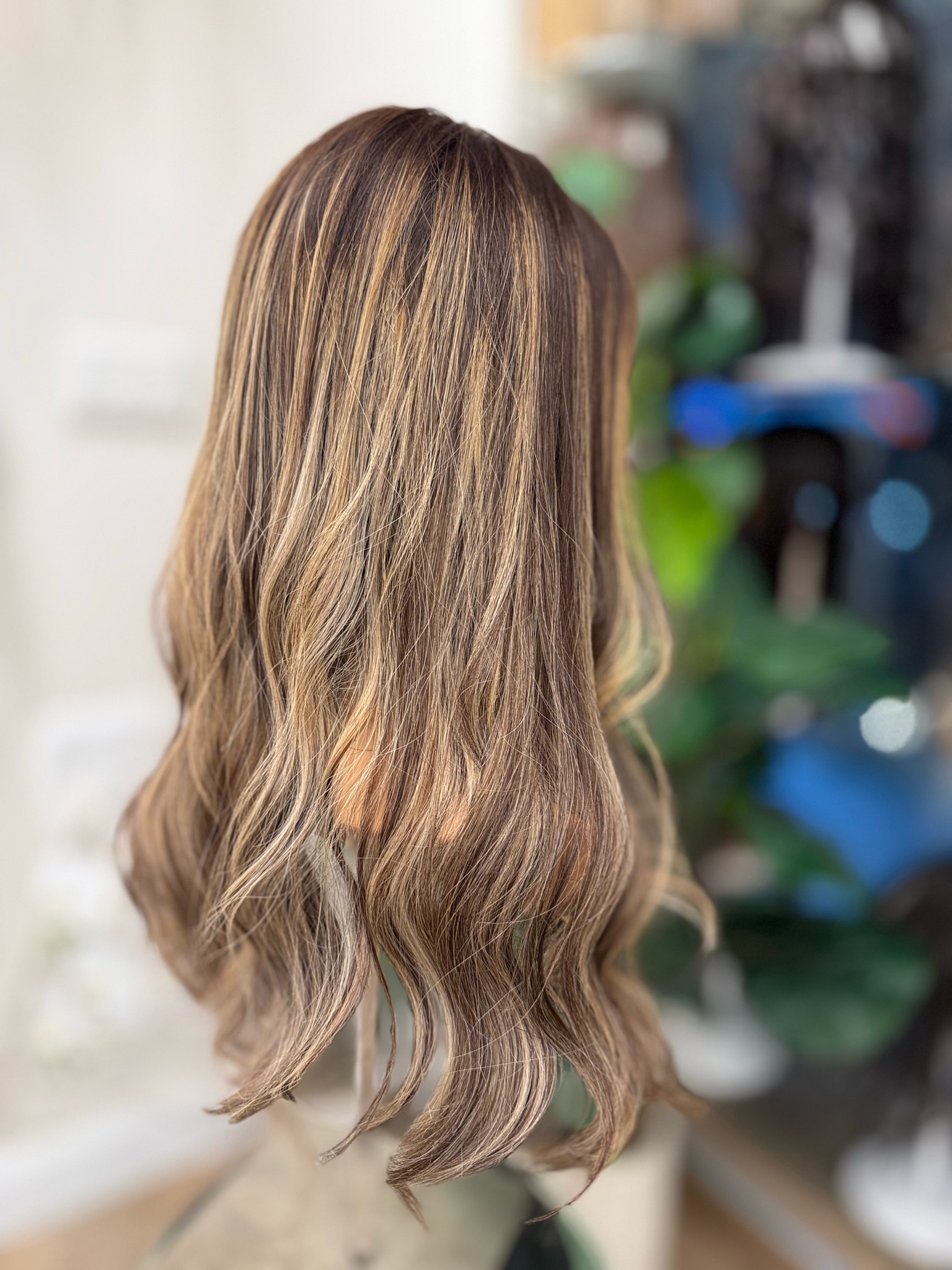 פאה טופ לייס הודפים קאסטם ארוכה עם גוונים #3619