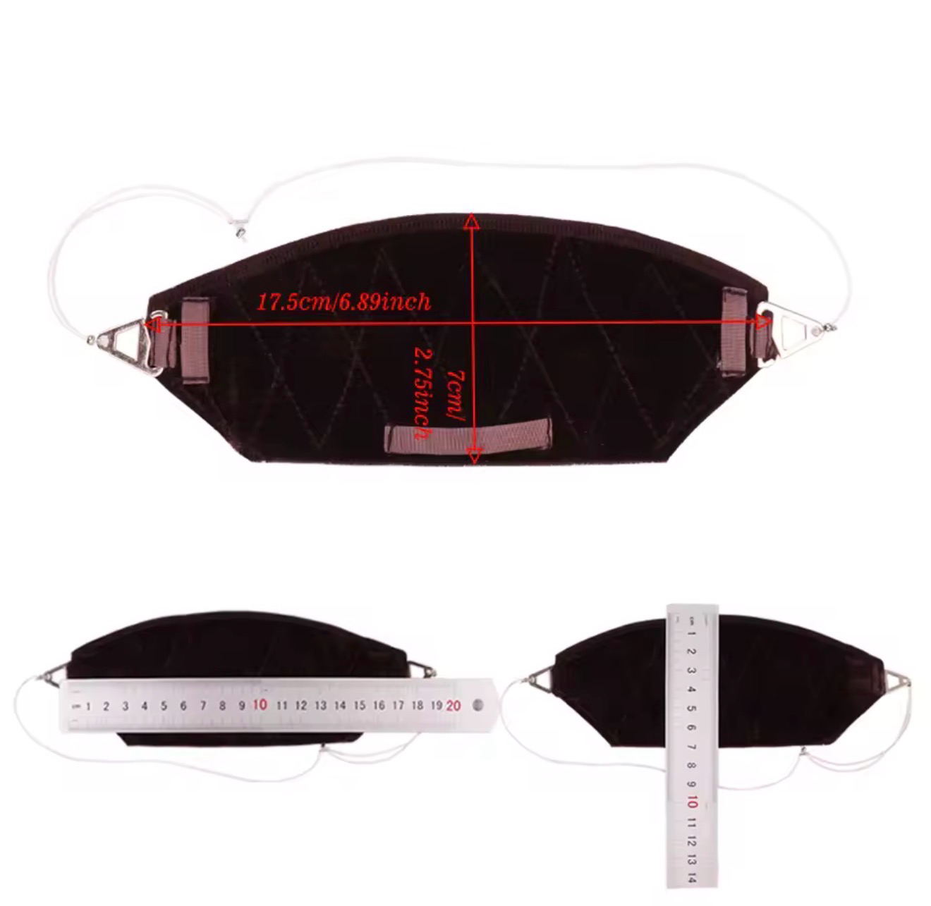 Topper Grip Pro – רצועת אחיזה אנטי-החלקה לפאות וטופרים עם כבל מתכוונן