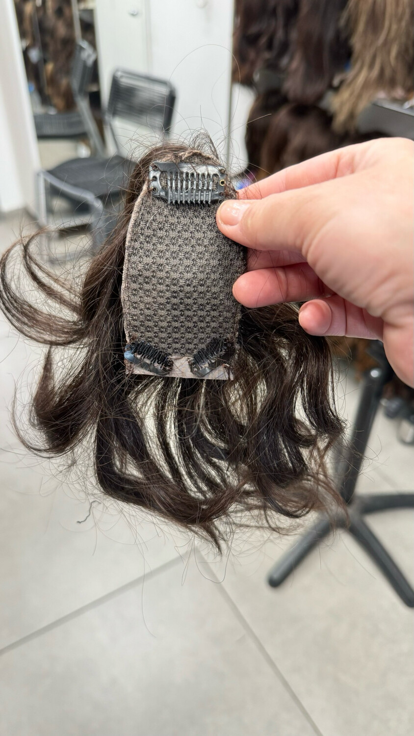 Toppers,טופר ,תוספת שיער,שביל שיער טבעי משיער משובח ,גלי,לא מעובד2 Toppers,טופר ,תוספת שיער,שביל שיער טבעי משיער משובח ,גלי,לא מעובד2