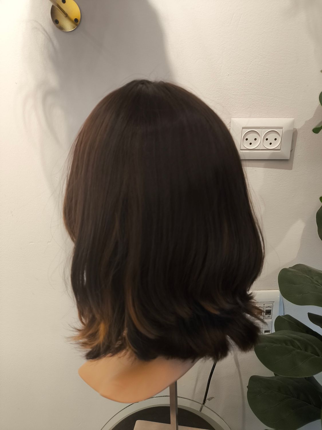 פאה טבעית קאסטם מחודשת יד שניה כמו חדשה מעוצבת ,צבע חום#3419 פאה טבעית קאסטם מחודשת יד שניה כמו חדשה מעוצבת ,צבע חום#3419