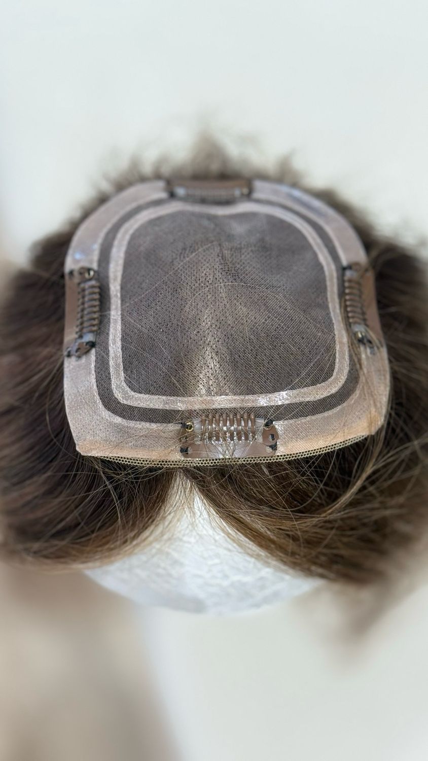 Topper premium à clips – 100 % cheveux naturels non traités #04100
