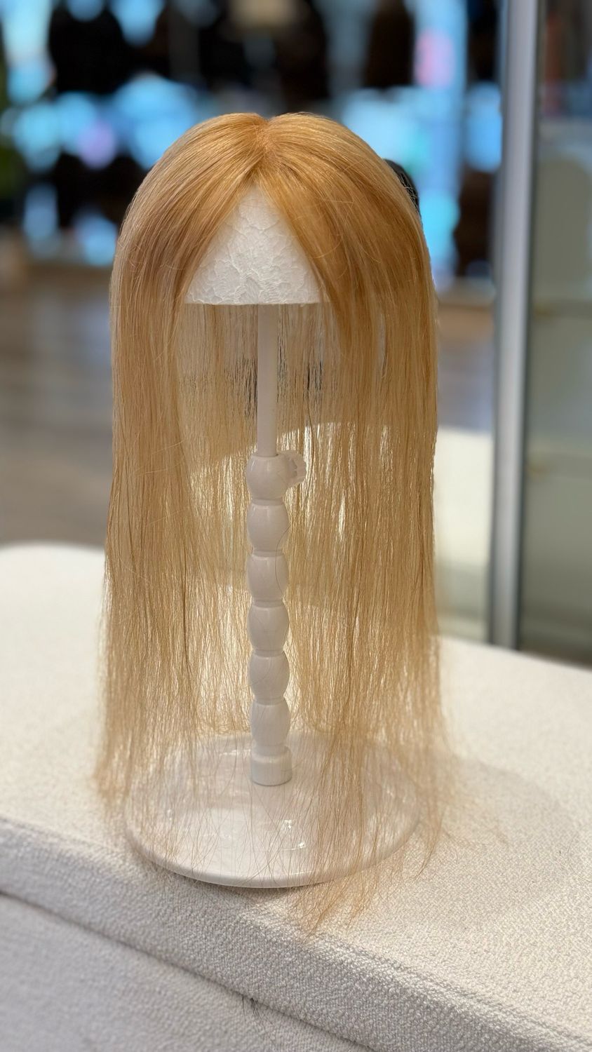 Topper premium à clips – 100 % cheveux naturels non traités #04099