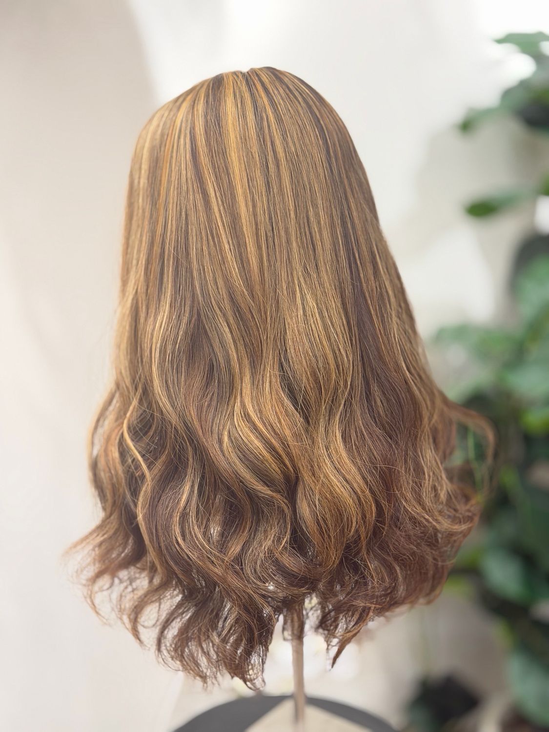 פאה כחדשה טבעית ארוכה פרונט לייס ,שיער עם גוונים #3635 