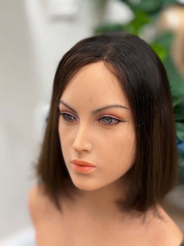 פאה חדשה טופ לייס מקופל קשר קאסטם עבודת יד #3655