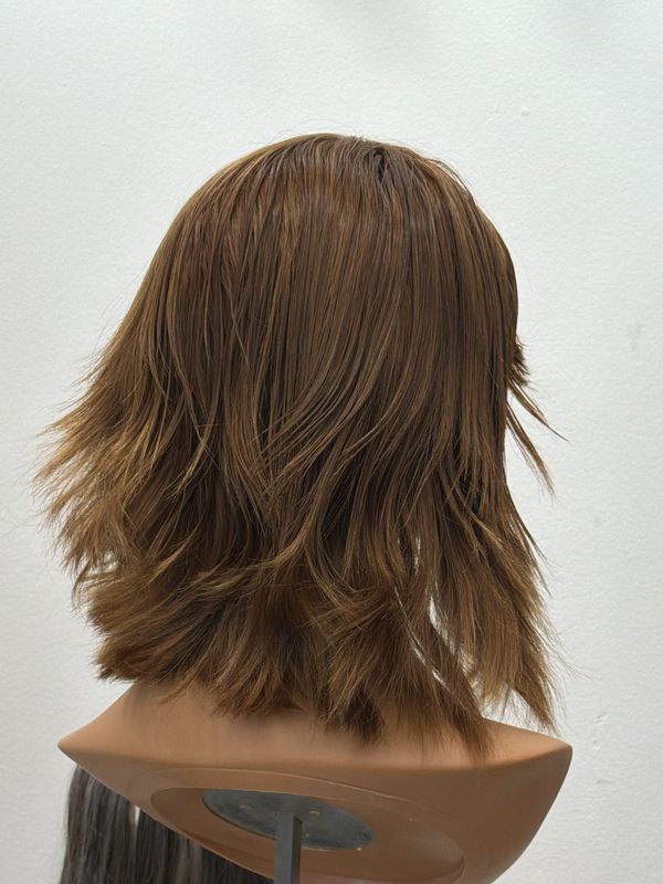 פאה טבעית מחודשת יד שניה מעוצבת #3657