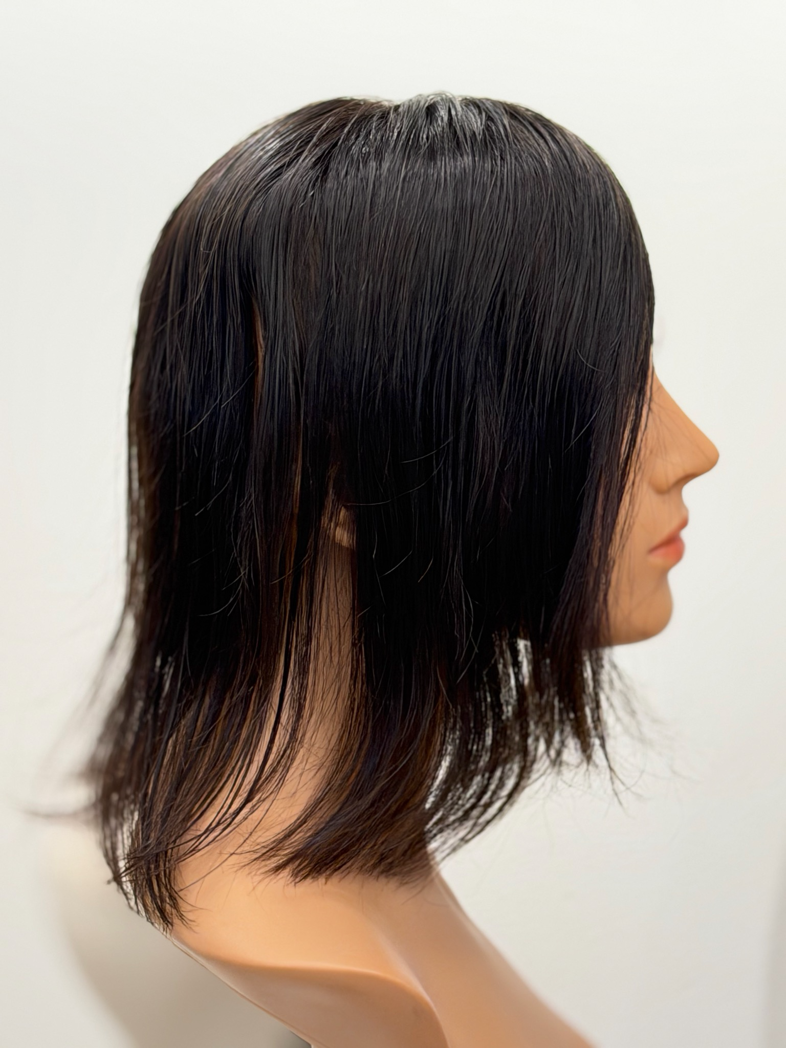 טופר שיער טבעי איכותי עם בסיס Mono ורשת אינטגרציה נושמת.#825 