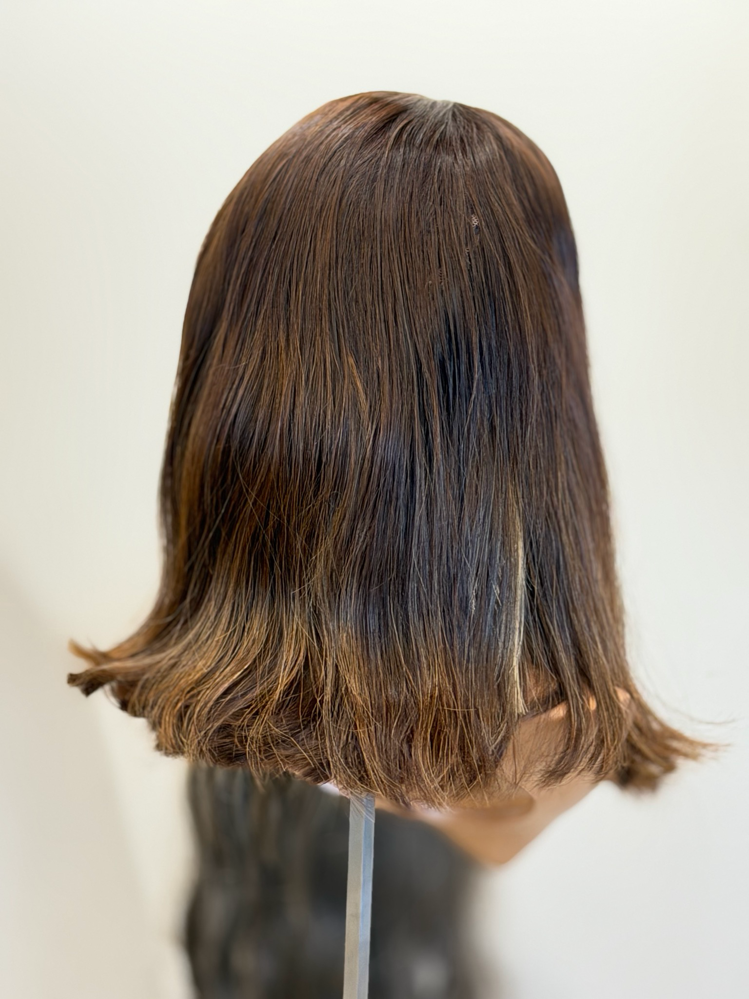 פאה פרונט לייס מחודשת יד שנייה, שיער טבעי,אורך יחיד,בלי פוני,#3667#