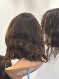 פאה קאסטם עבודת יד שיער טבעי מחודשת יד שניה במצב מעולה #3690#