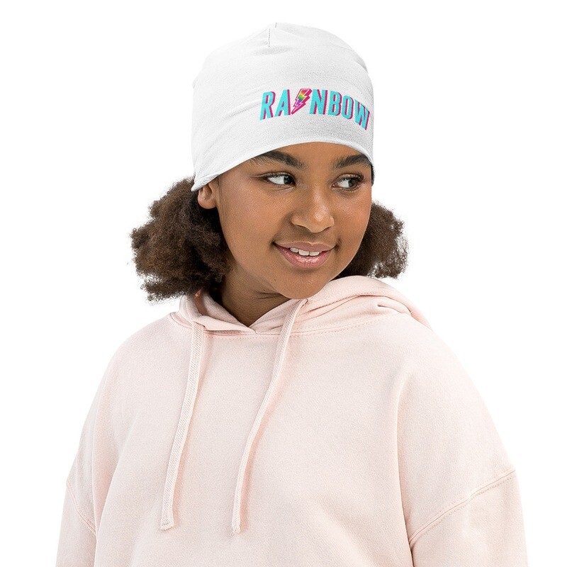 The Rainbow All-Over Print Kids Beanie