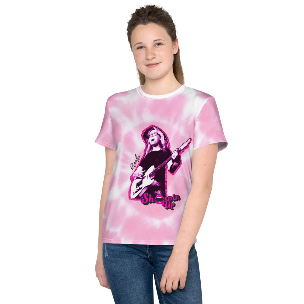 Showin' Up Youth Tie Dye Shirt, Size: 14