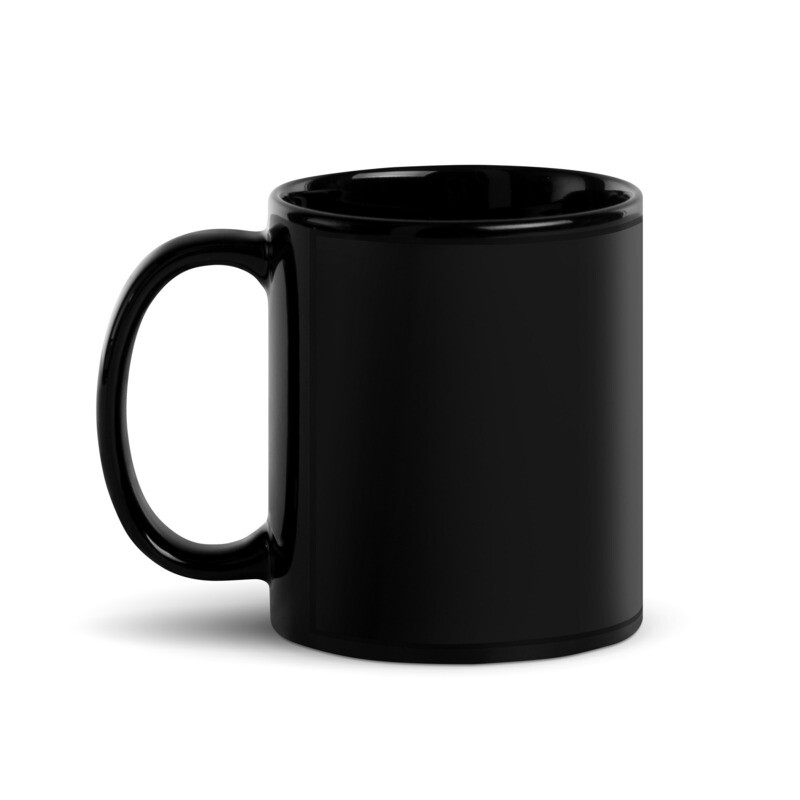 Live &amp; Let Live-Black Glossy Mug