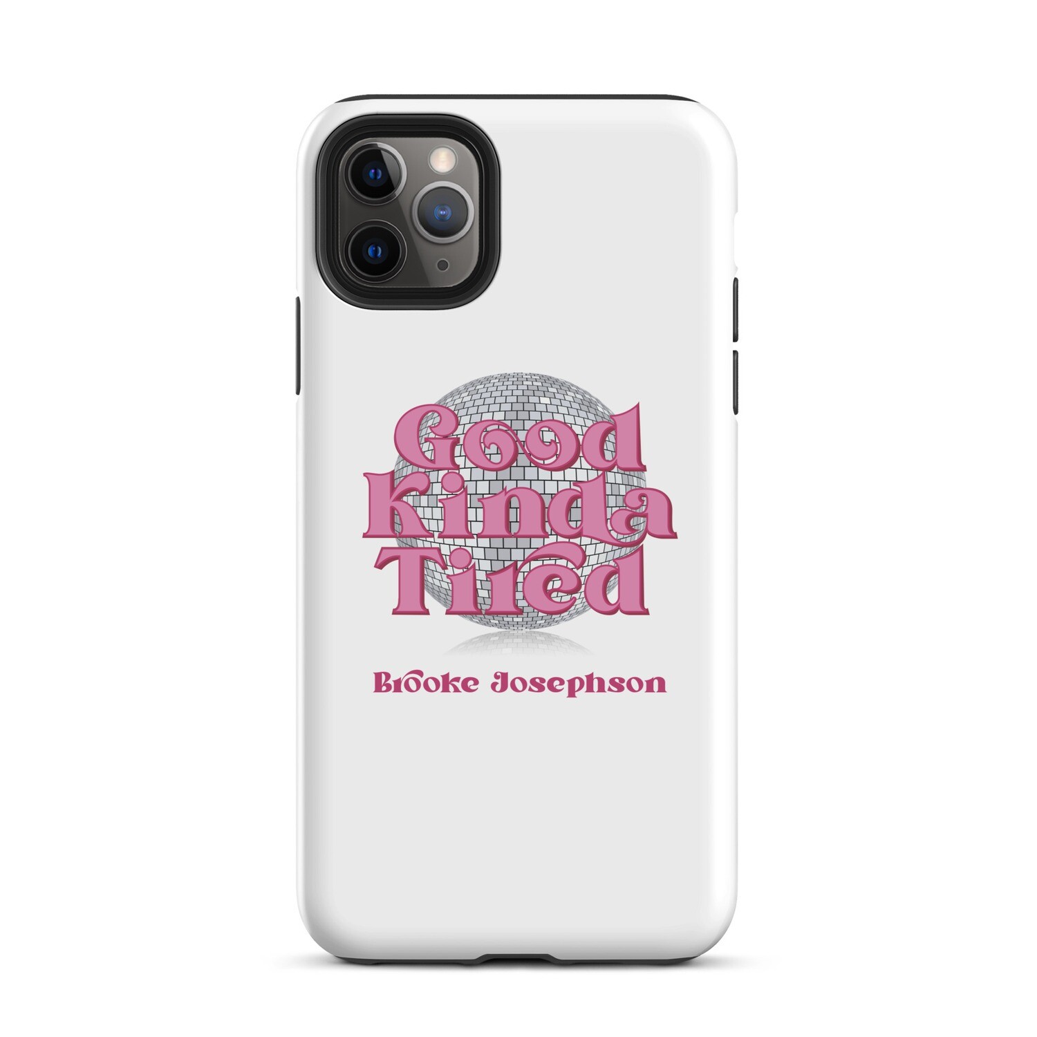 Good Kinda Tired Disco Ball-Tough Case for iPhone®