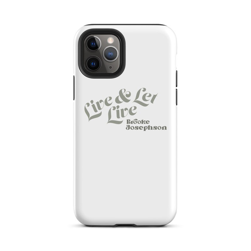 Live &amp; Let Live-Tough Case for iPhone®