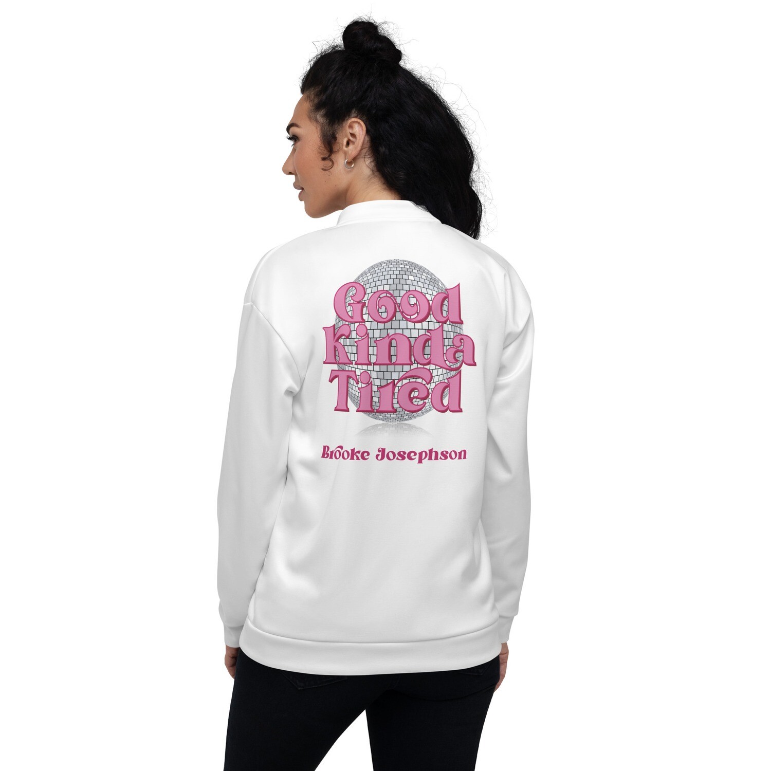 Good Kinda Tired Disco Ball-Unisex Bomber Jacket