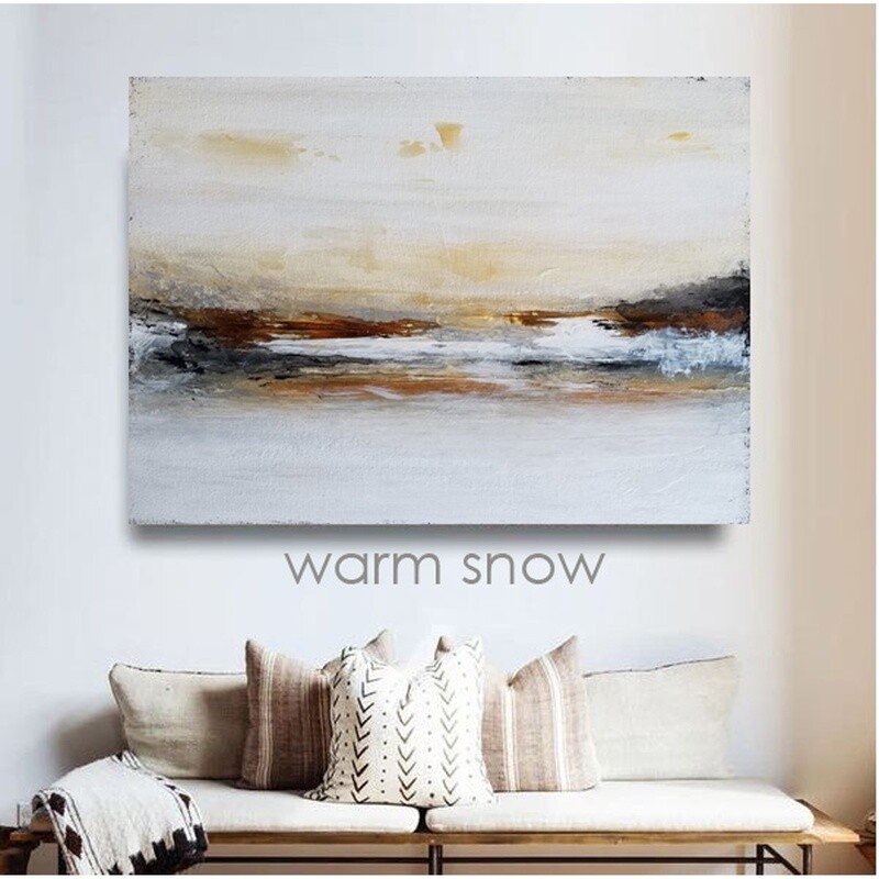 Contemporary Abstract Landscape Giclee Canvas Print