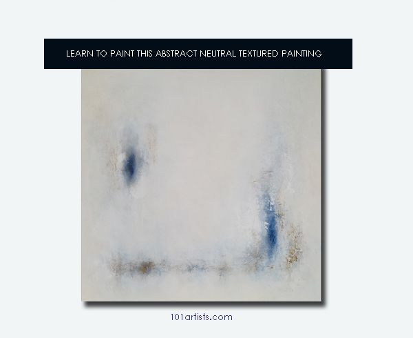 ART TUTORIAL - Large Canvas Modern Abstract