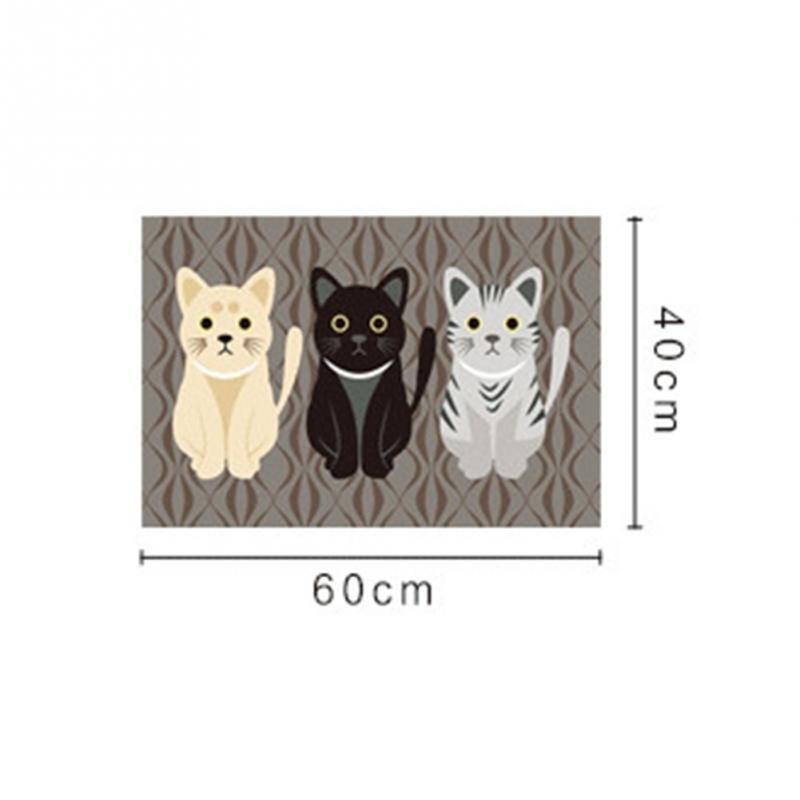 16&quot; x 24&quot; Furry Cute Cats Anti Slip Kitchen, Bathroom, or Door Mats. ❤️