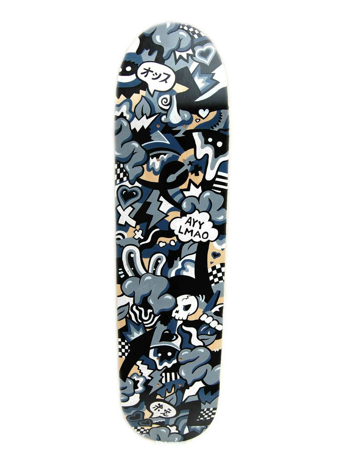 B&amp;W Skateboard