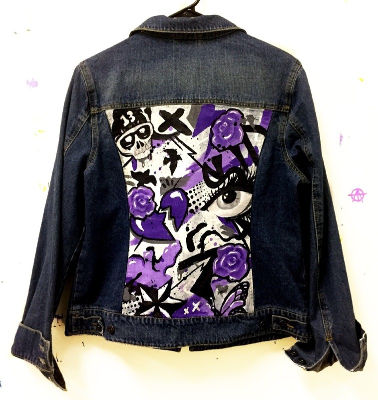 Trash Polka Painted Jacket