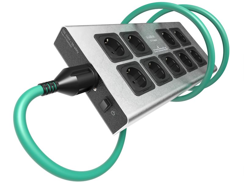 IsoTek V5 Corvus (9-uttak) Strømskinne med filter