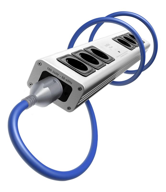 IsoTek V5 Sirius (6-uttak) Premium strømskinne med filter