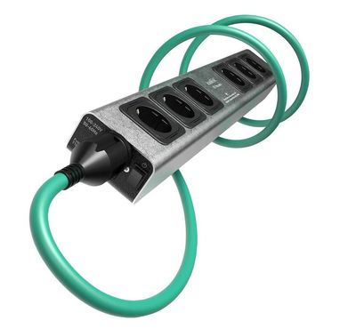 IsoTek V5 Polaris (6-uttak) Strømskinne med filter