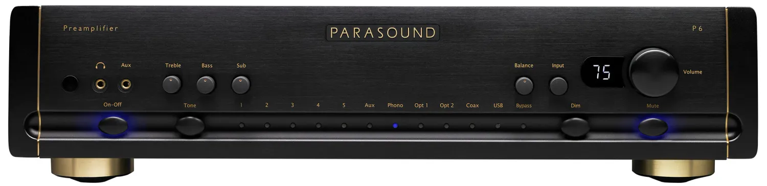 Parasound HALO P6 – High-end stereoforforsterker med DAC