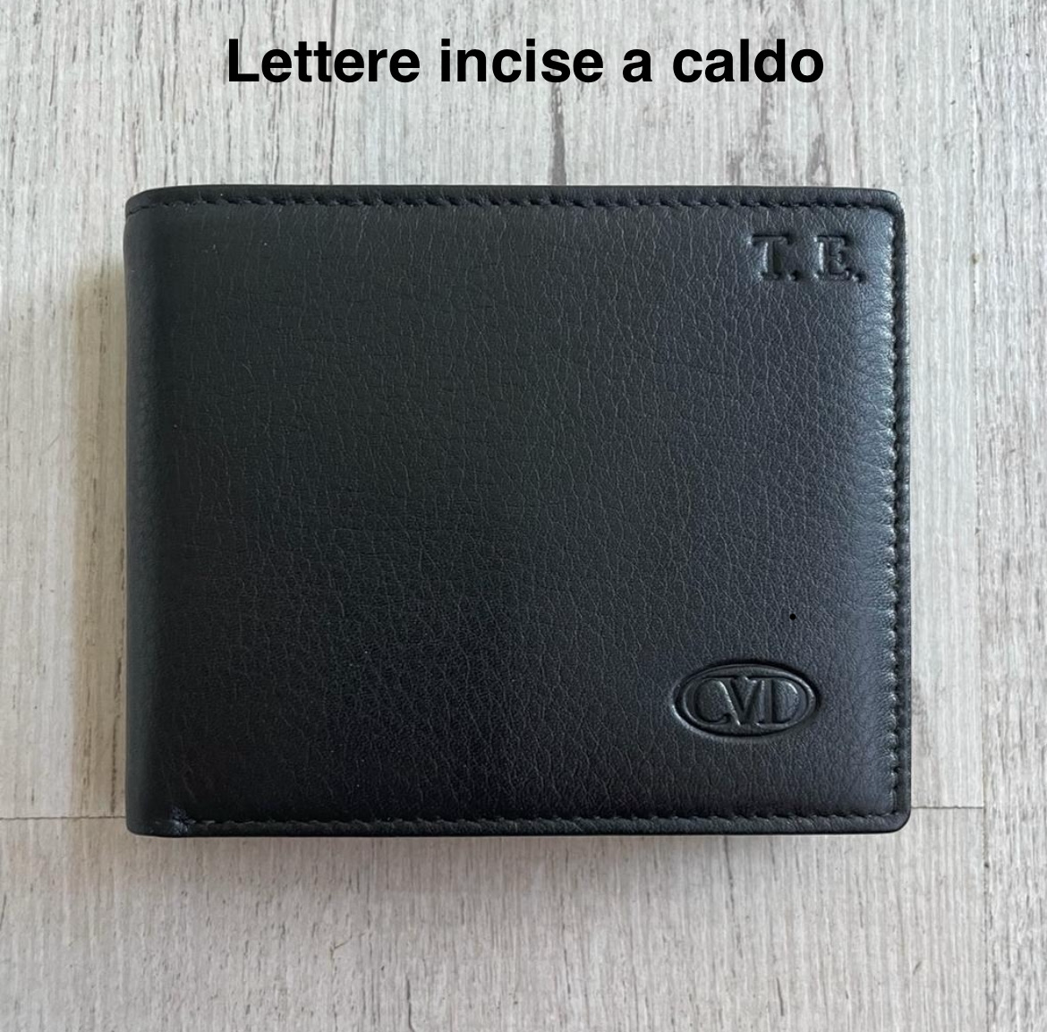 Portafoglio libro slim CVD personalizzabile con blocco RFID (più colori)