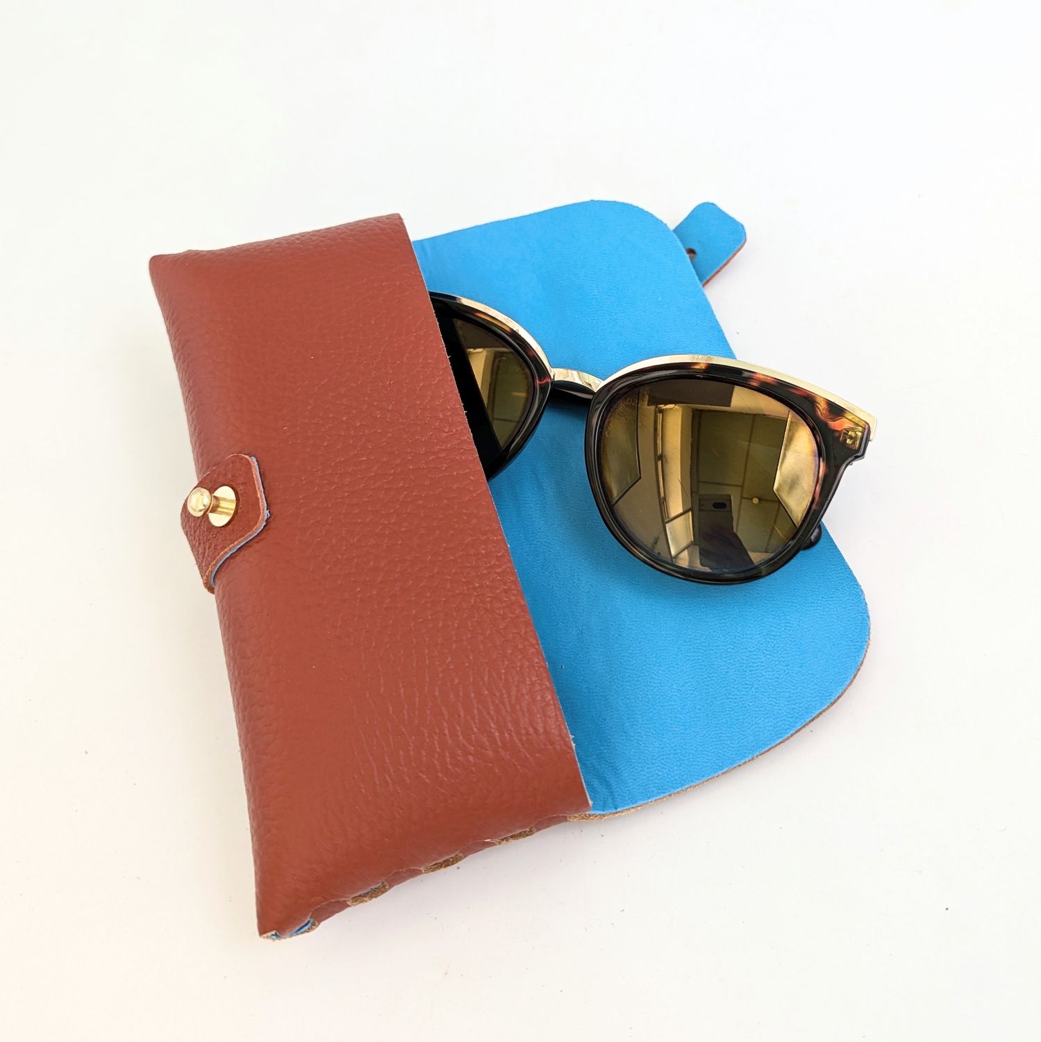 Astuccio Persol Usato Ottime Condizioni Custodia Per Occhiali Originale PERSOL - In Pelle Nera (Solo Custodia, Usata) Custodia Usata Persol Condizioni Ottime - Foto 2