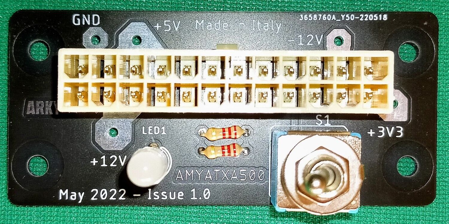 AMYATXA500 - An ATX PC power adapter for the Amiga 500 600 1200, Version: ATX Adapter only