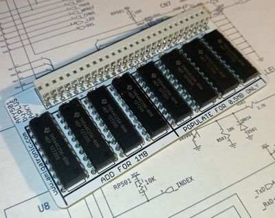 AMY501 PLUS &quot;K&quot; - An Amiga 500 Plus and Classic 512k 1MB RAM Expansion