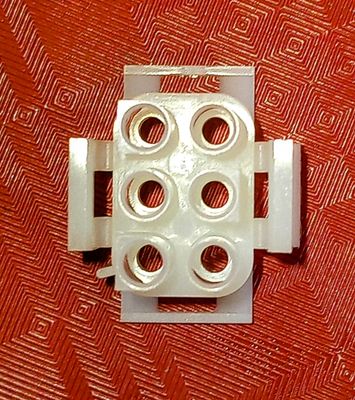 6-pin Amiga 4000 PSU Female Connector + 6 contacts