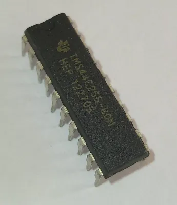 TMS 44C256 256k 4 bit 70-80ns CMOS DRAM FAST PAGE MODE DIP20 Texas Instruments